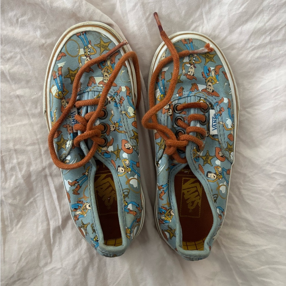 Vans Toy Story Woody Buzz Lightyear Shoes Size 11 Sneakers Disney